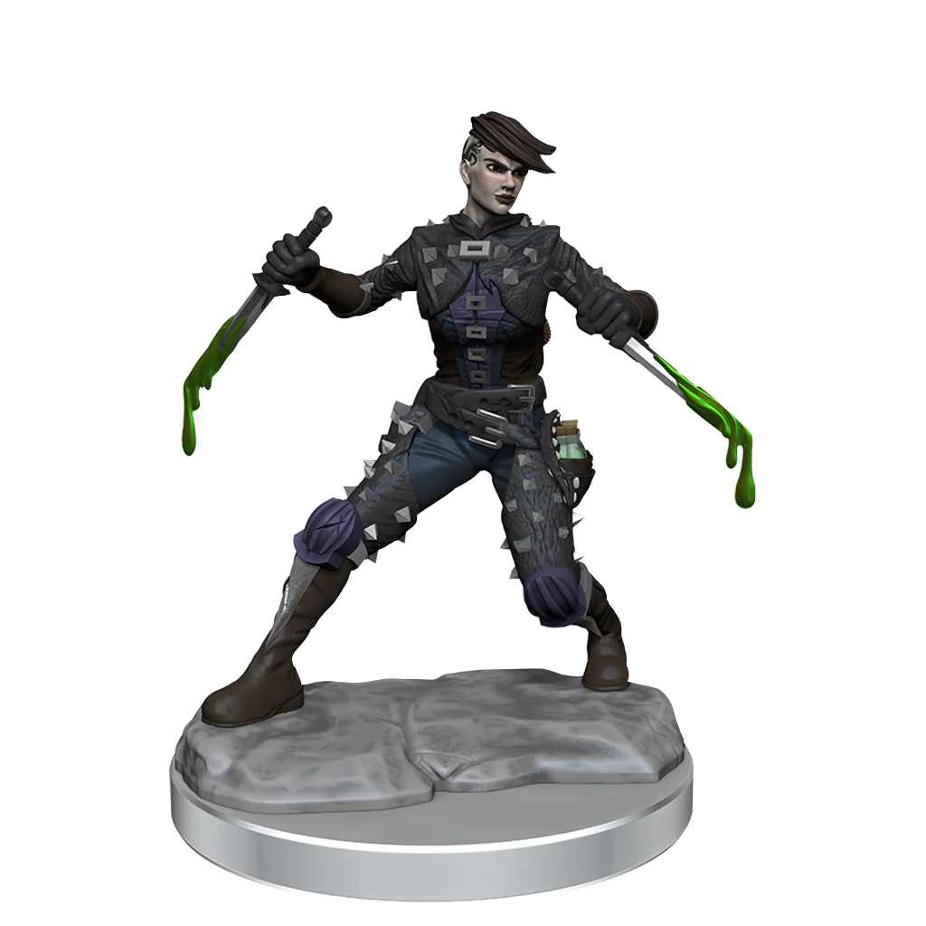D&D Frameworks: Human Rogue Female - Unpainted and Unassembled - Image 8