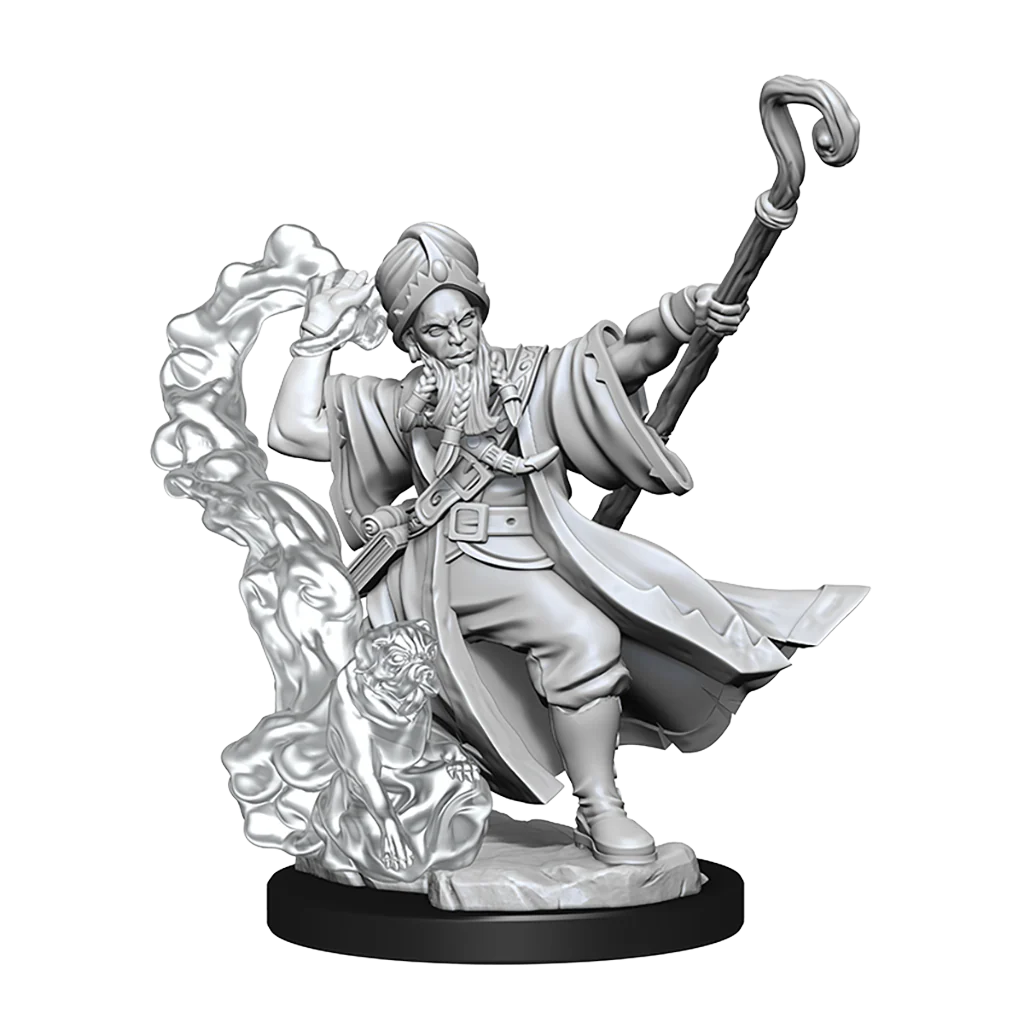 D&D Frameworks: Human Wizard Male - Unpainted and Unassembled - Image 4