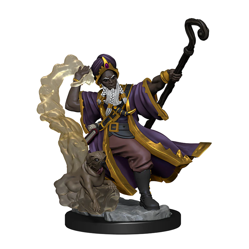 D&D Frameworks: Human Wizard Male - Unpainted and Unassembled - Image 7