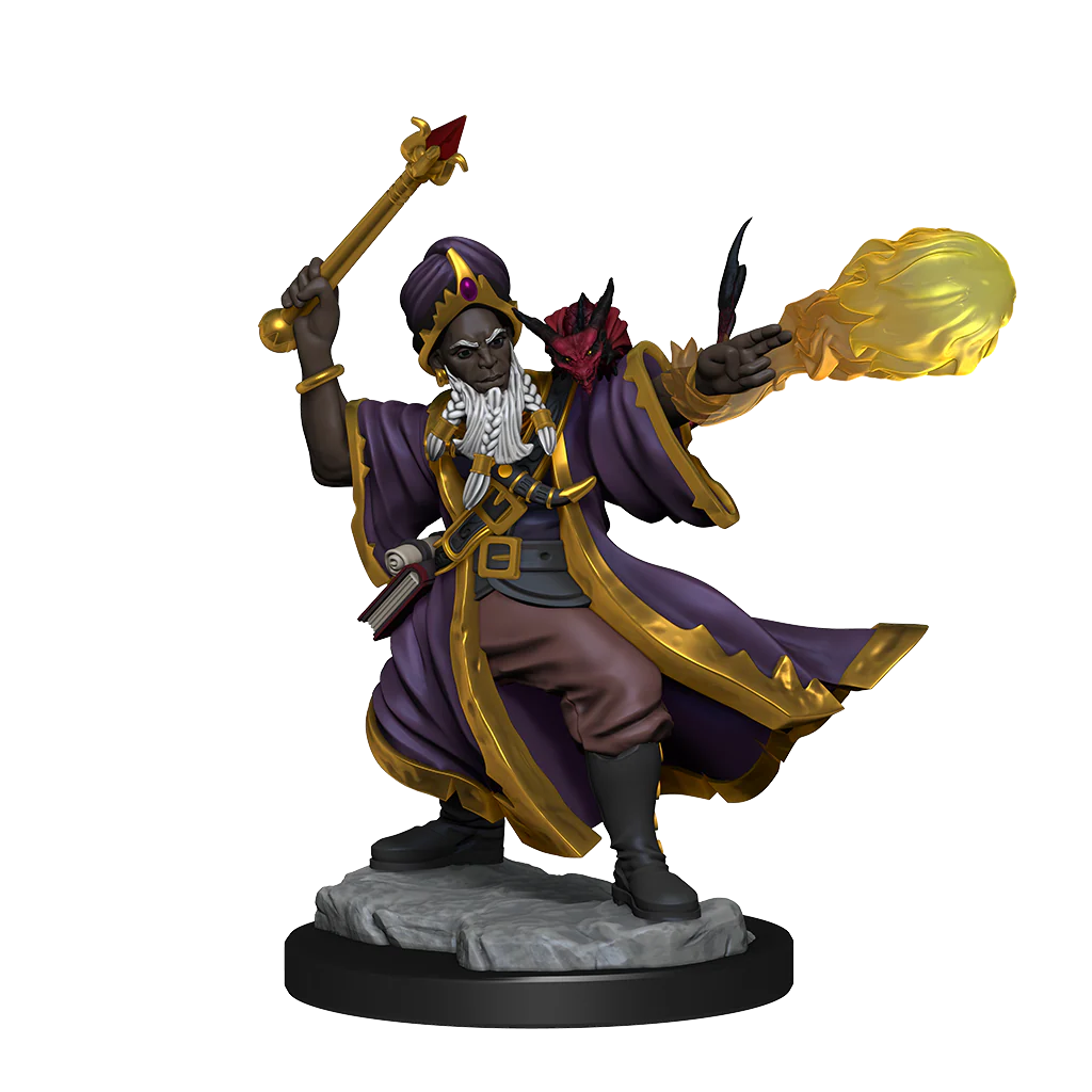 D&D Frameworks: Human Wizard Male - Unpainted and Unassembled - Image 8