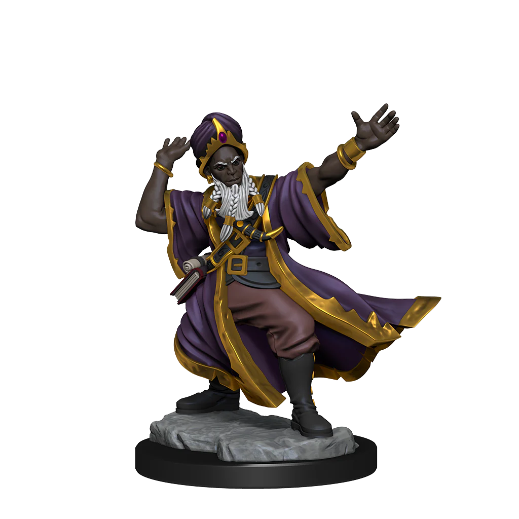 D&D Frameworks: Human Wizard Male - Unpainted and Unassembled - Image 9