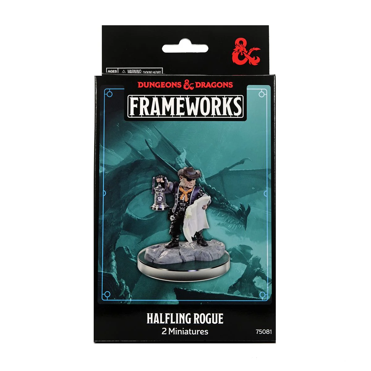 D&D Frameworks: Male Halfling Rogue - Unpainted and Unassembled