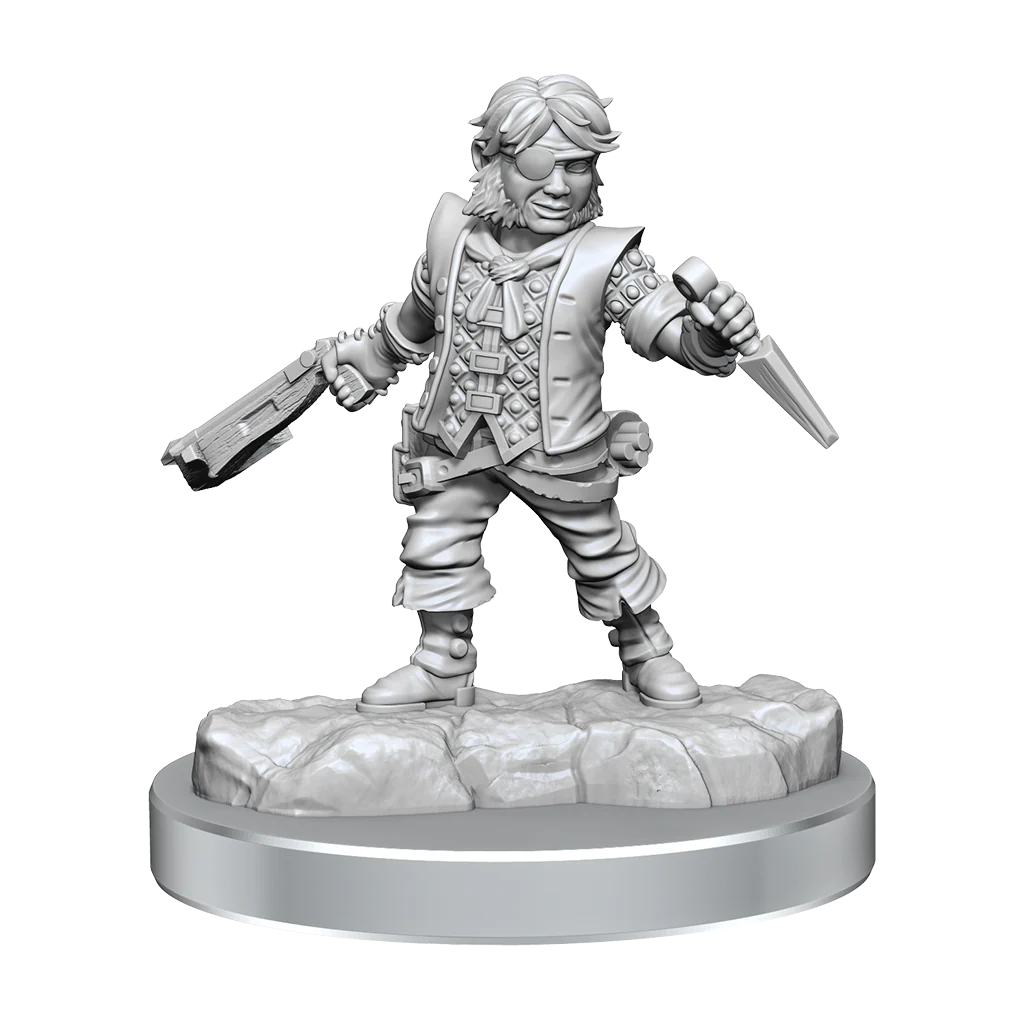 D&D Frameworks: Male Halfling Rogue - Unpainted and Unassembled - Image 11