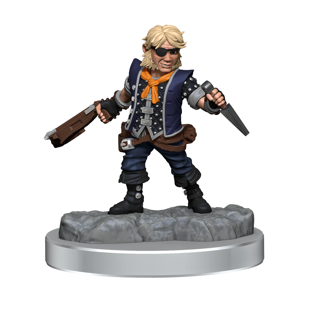 D&D Frameworks: Male Halfling Rogue - Unpainted and Unassembled - Image 12