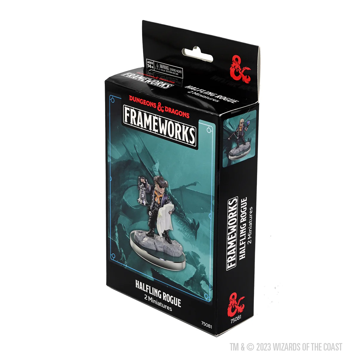 D&D Frameworks: Male Halfling Rogue - Unpainted and Unassembled - Image 4