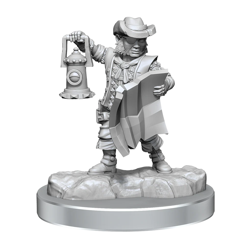 D&D Frameworks: Male Halfling Rogue - Unpainted and Unassembled - Image 7