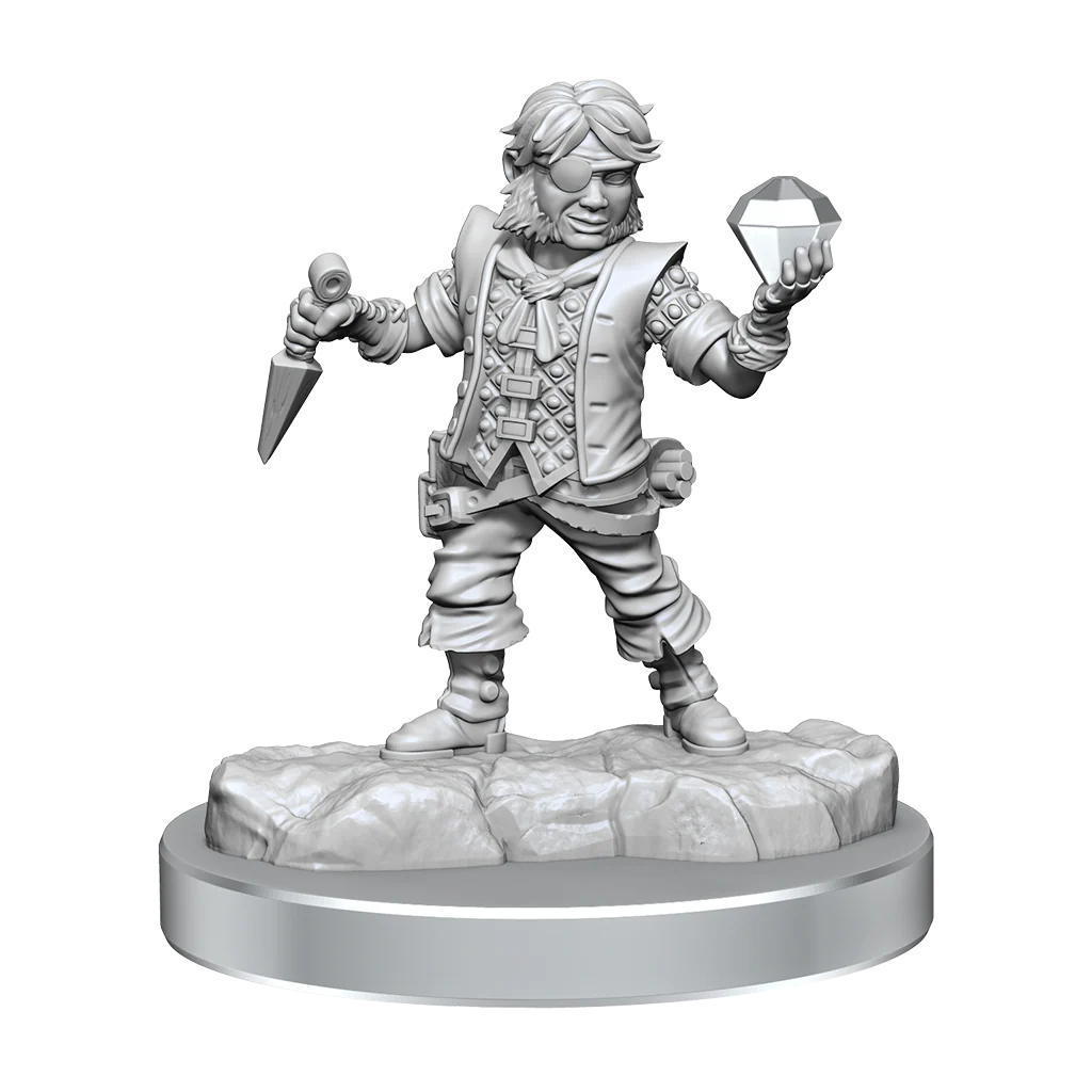 D&D Frameworks: Male Halfling Rogue - Unpainted and Unassembled - Image 9