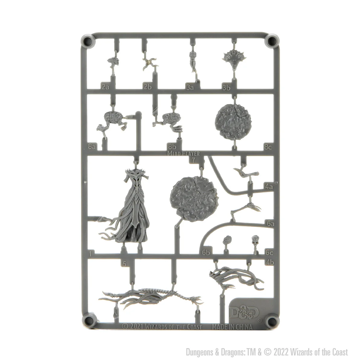 D&D Frameworks: Mind Flayer - Unpainted and Unassembled - Image 3