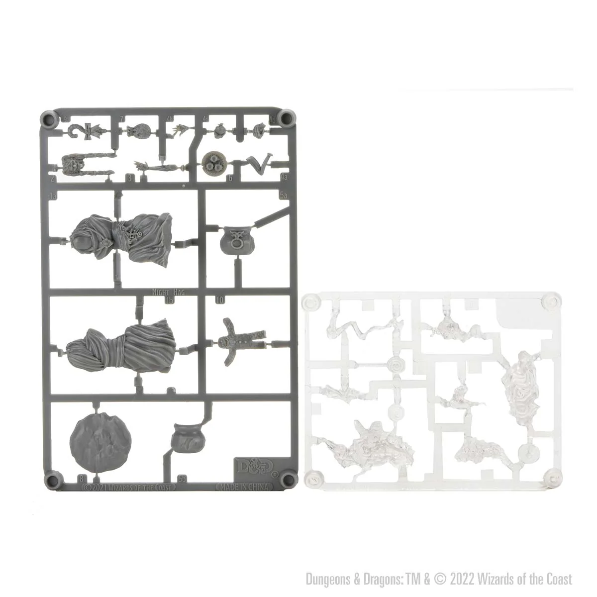 D&D Frameworks: Night Hag - Unpainted and Unassembled - Image 3
