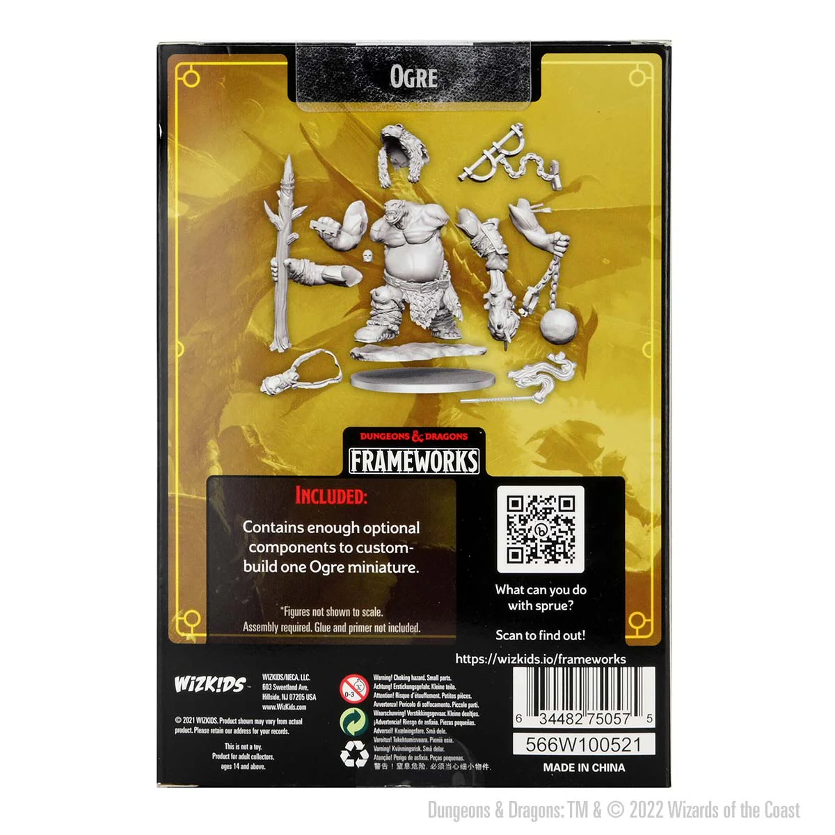 D&D Frameworks: Ogre - Unpainted and Unassembled - Image 2