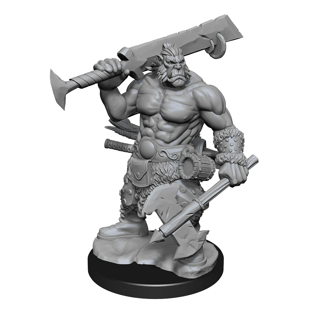 D&D Frameworks: Orc Barbarian Male - Unpainted and Unassembled - Image 4