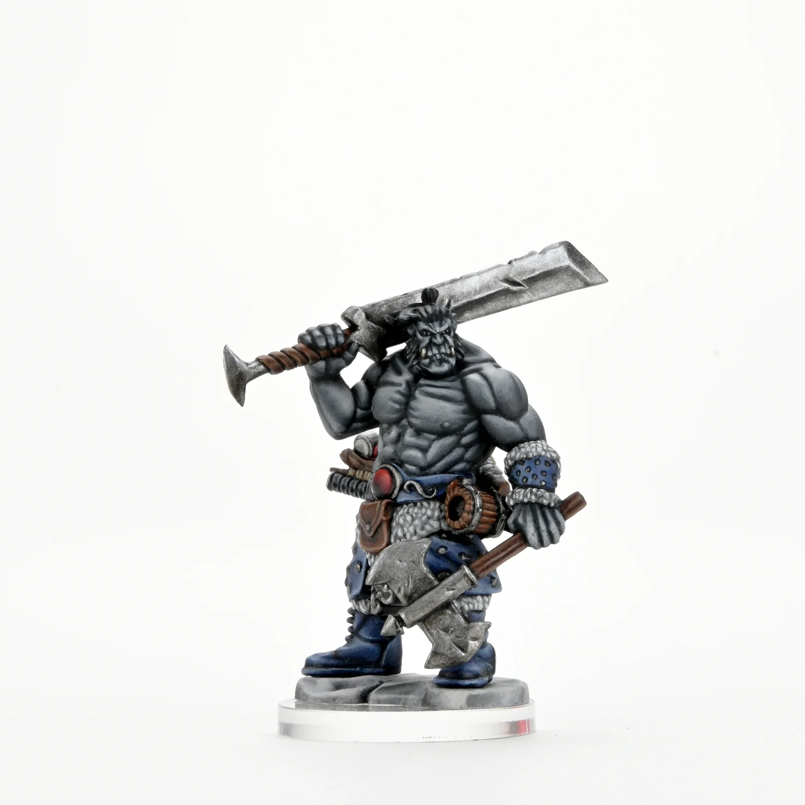 D&D Frameworks: Orc Barbarian Male - Unpainted and Unassembled - Image 6