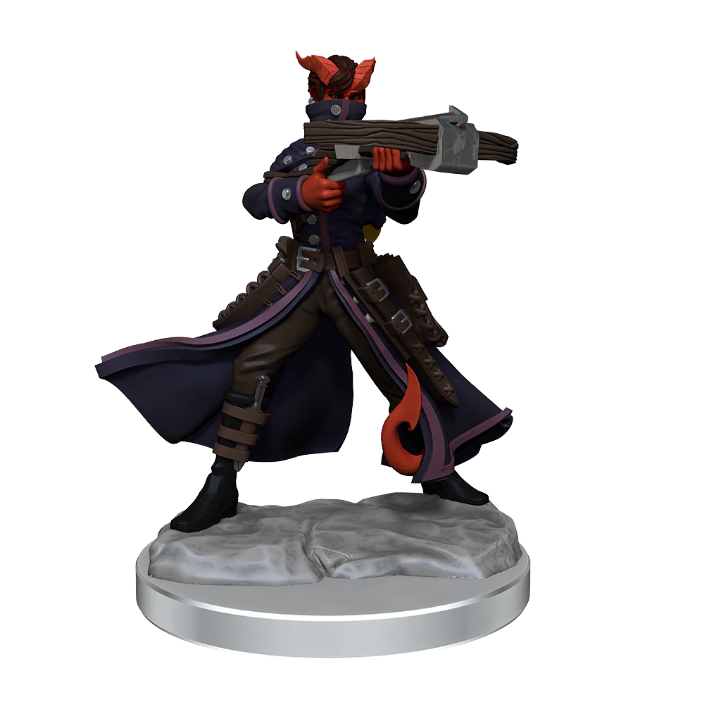 D&D Frameworks: Tiefling Rogue Female - Unpainted and Unassembled - Image 6