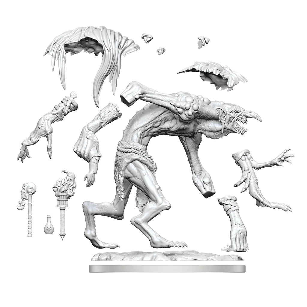 D&D Frameworks: Troll - Unpainted and Unassembled - Image 7