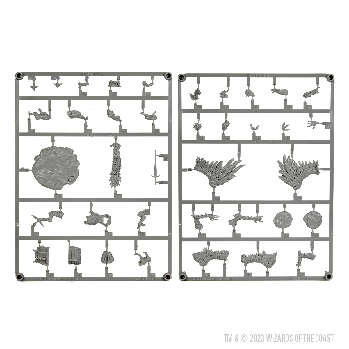 D&D Frameworks: Vrock - Unpainted and Unassembled - Image 5