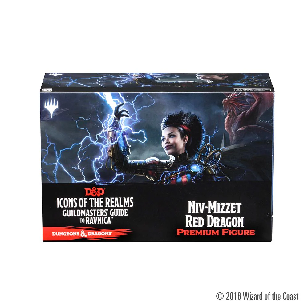 D&D Icons of the Realms: Guildmasters' Guide to Ravnica Niv-Mizzet Red Dragon Premium Figure - Image 3