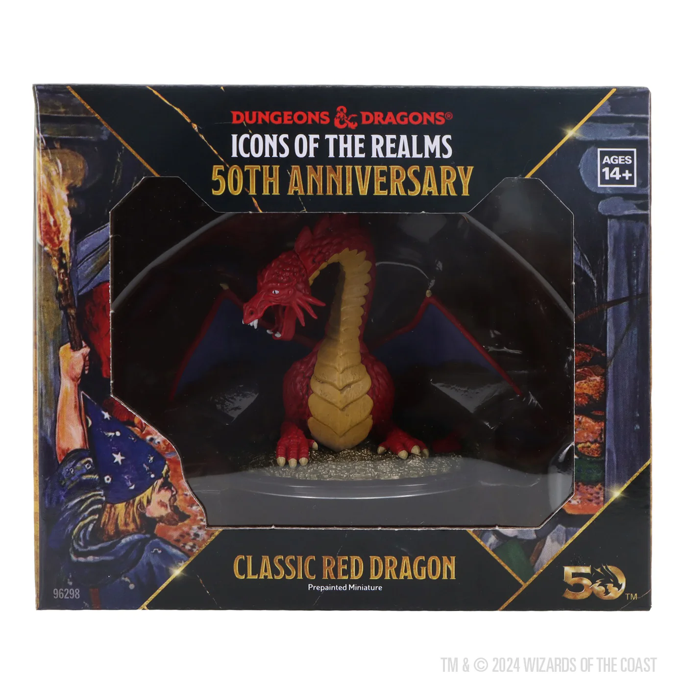 D&D Icons of the Realms: 50th Anniversary - Classic Red Dragon Boxed Miniature - Image 2