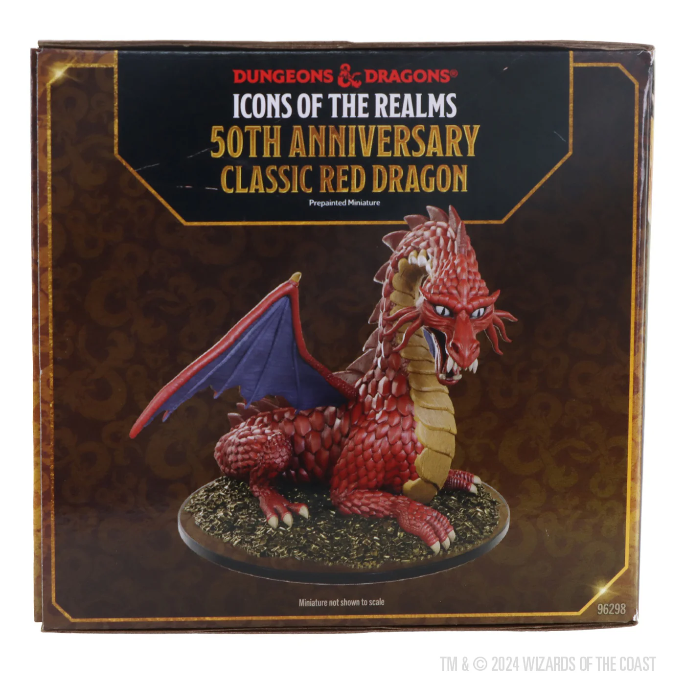 D&D Icons of the Realms: 50th Anniversary - Classic Red Dragon Boxed Miniature - Image 3