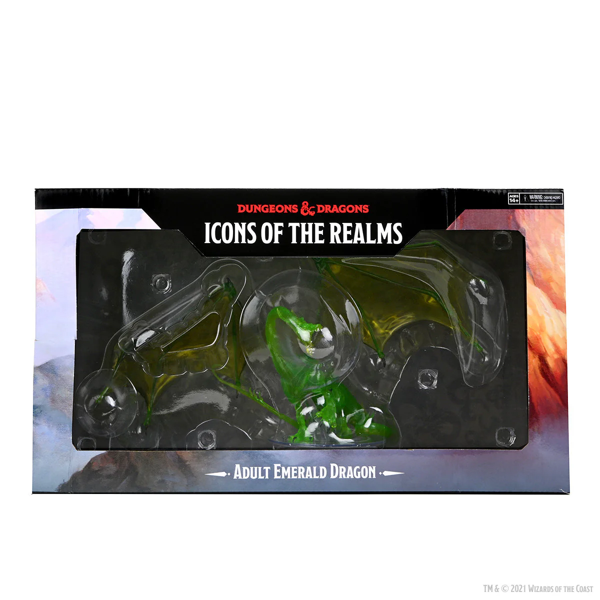 D&D Icons of the Realms: Adult Emerald Dragon Premium Figure - Image 10