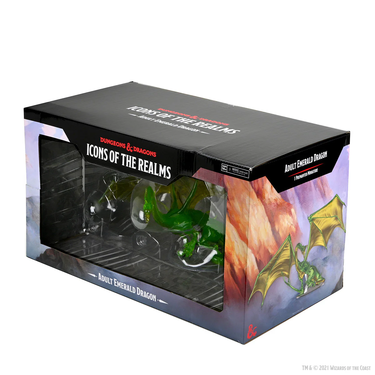D&D Icons of the Realms: Adult Emerald Dragon Premium Figure - Image 19