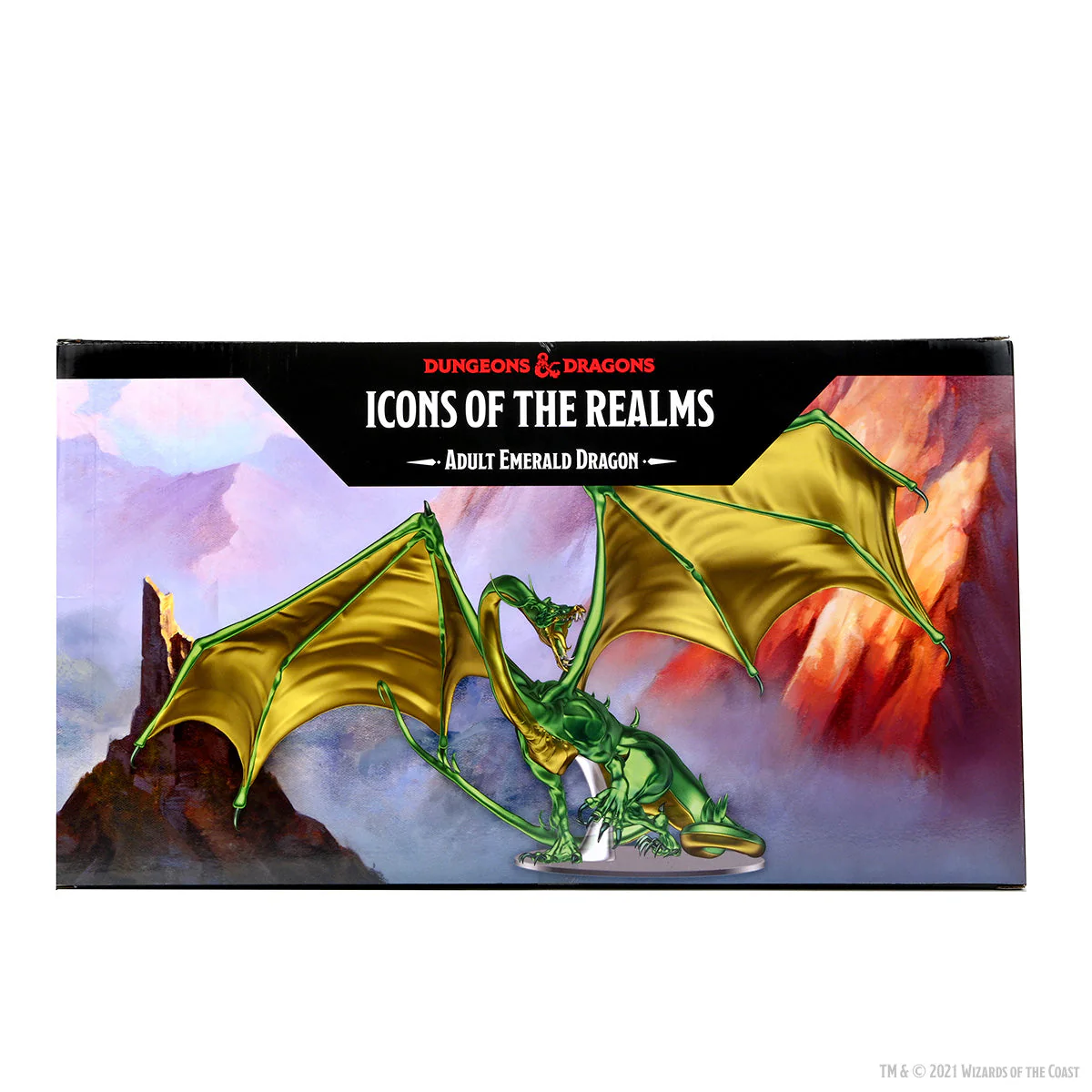 D&D Icons of the Realms: Adult Emerald Dragon Premium Figure - Image 2