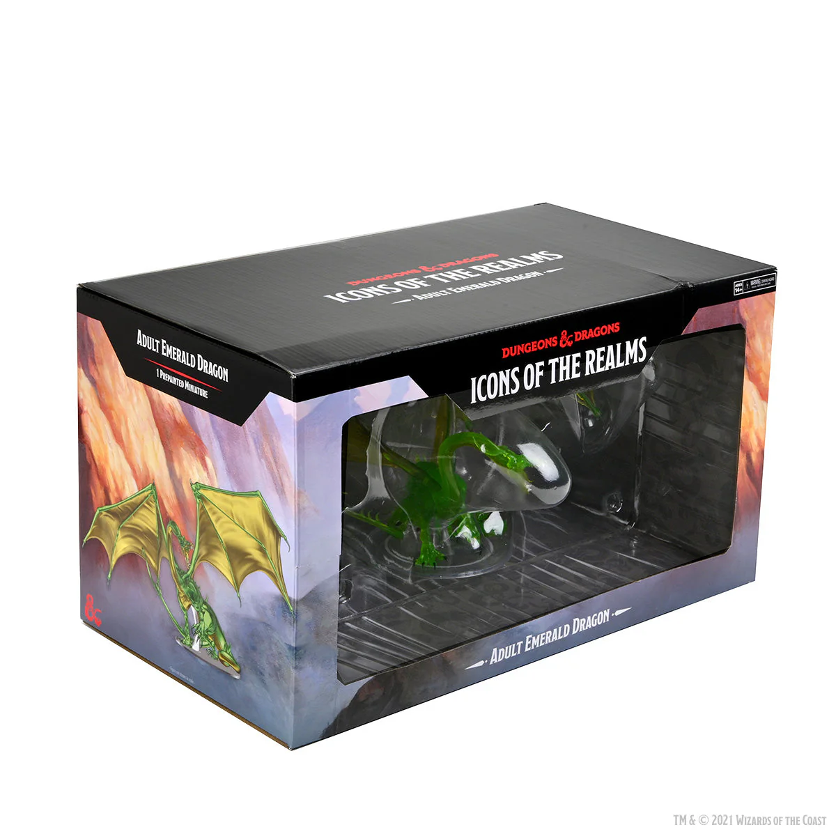 D&D Icons of the Realms: Adult Emerald Dragon Premium Figure - Image 20