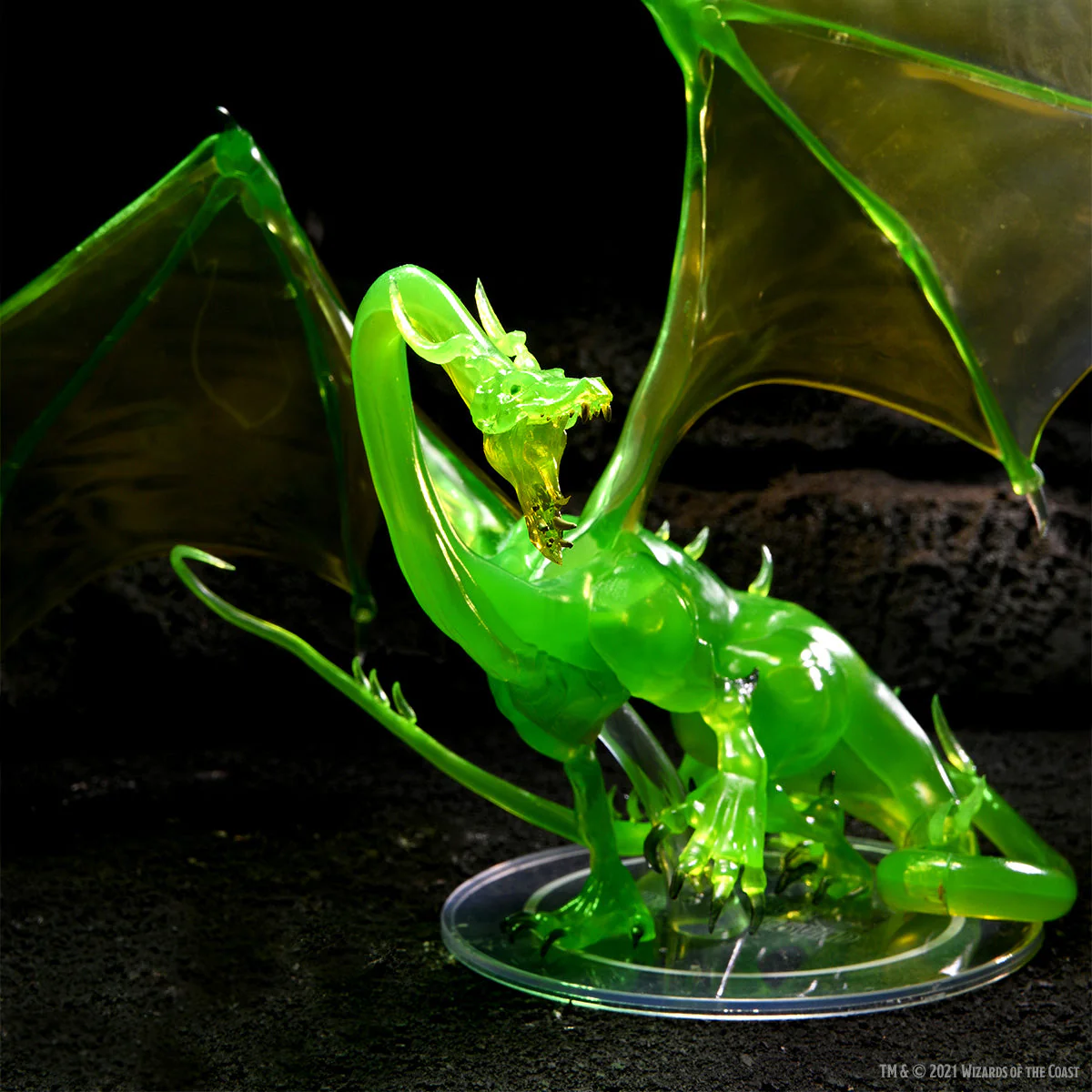 D&D Icons of the Realms: Adult Emerald Dragon Premium Figure - Image 3