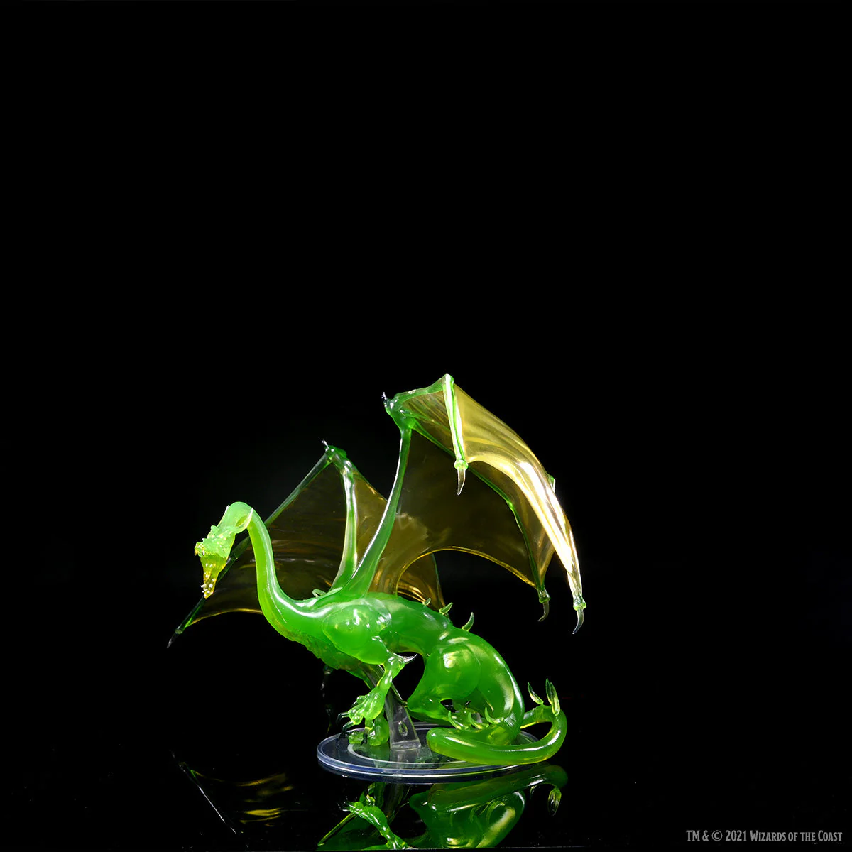 D&D Icons of the Realms: Adult Emerald Dragon Premium Figure - Image 5