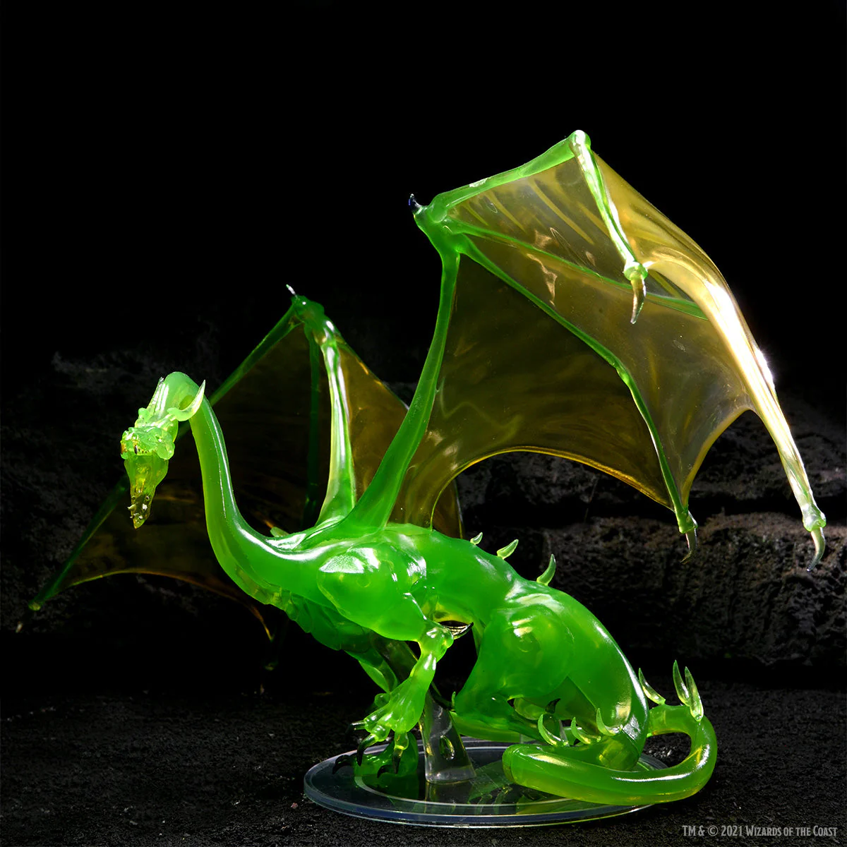 D&D Icons of the Realms: Adult Emerald Dragon Premium Figure - Image 6