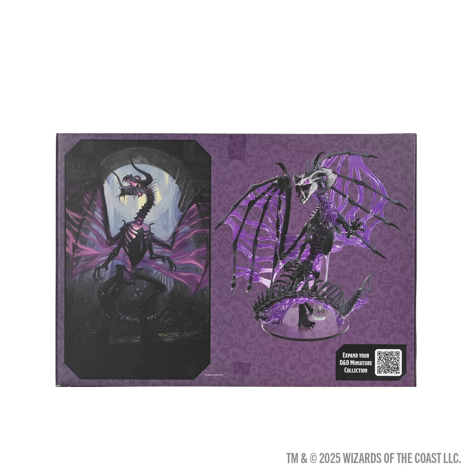 D&D Icons of the Realms: Black Dracolich Boxed Miniature (Gargantuan) - Image 2