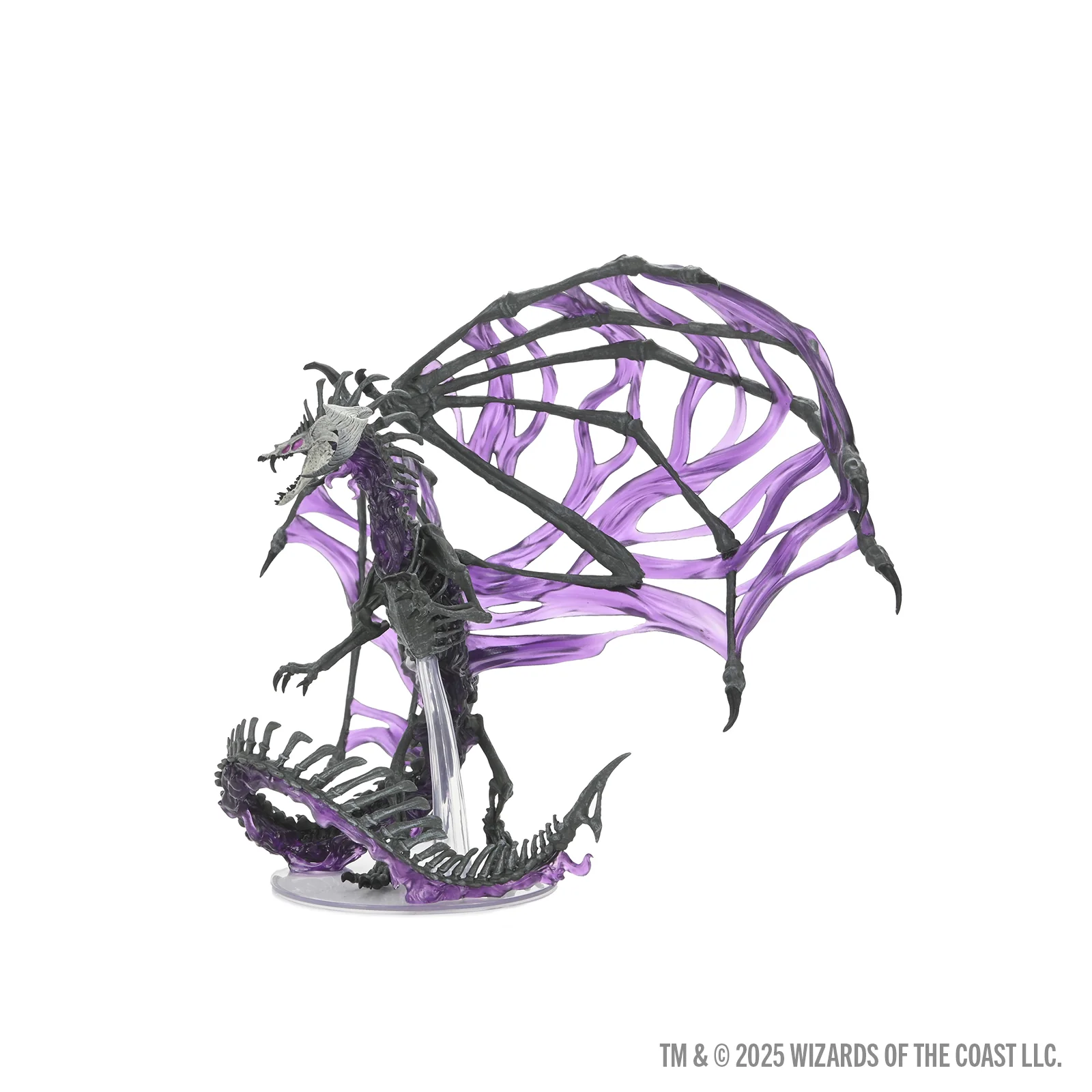 D&D Icons of the Realms: Black Dracolich Boxed Miniature (Gargantuan) - Image 4