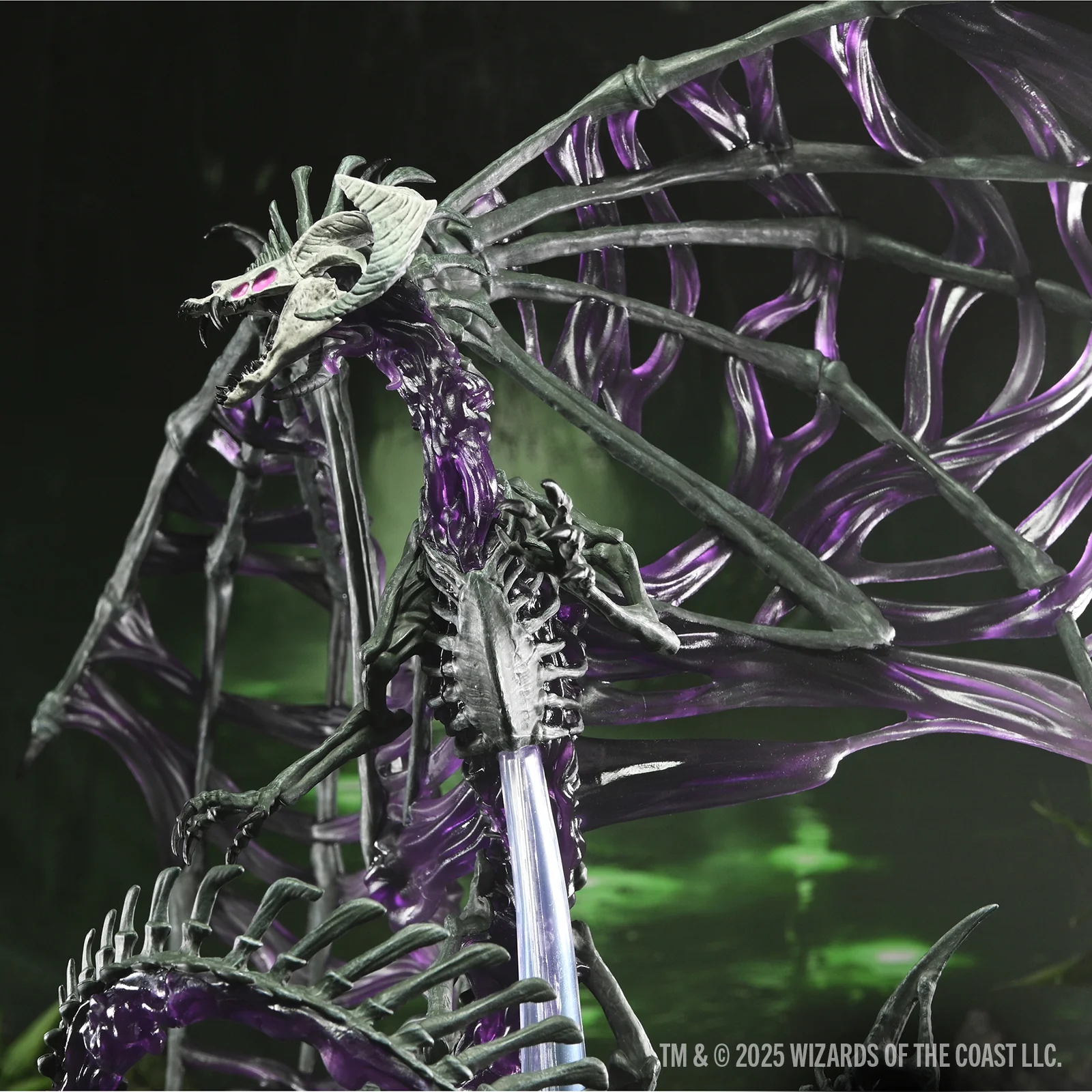 D&D Icons of the Realms: Black Dracolich Boxed Miniature (Gargantuan) - Image 8
