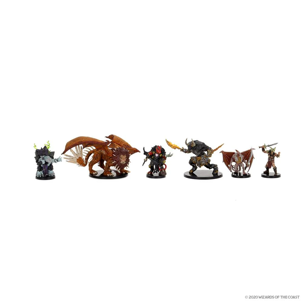 D&D Icons of the Realms Figure Pack: Descent into Avernus: Arkhan the Cruel and The Dark Order - Image 4