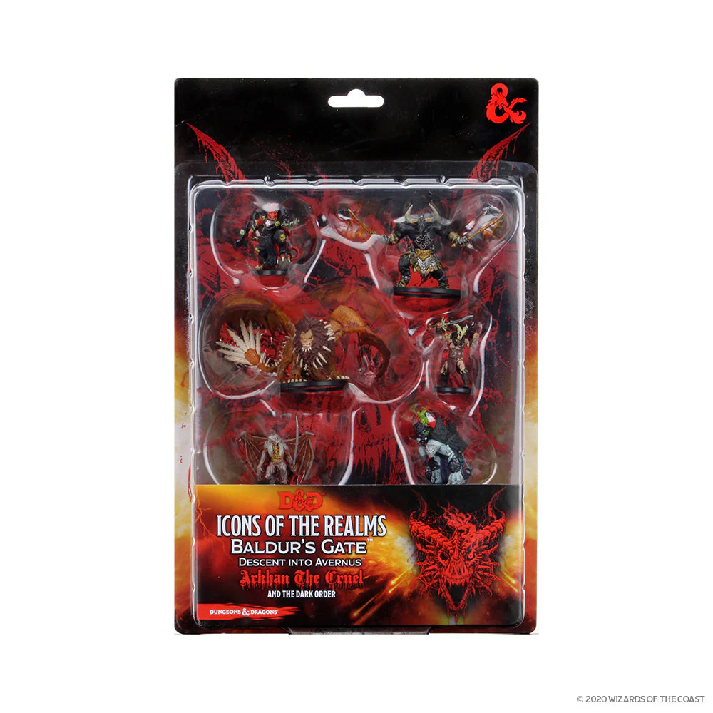 D&D Icons of the Realms Figure Pack: Descent into Avernus: Arkhan the Cruel and The Dark Order - Image 5