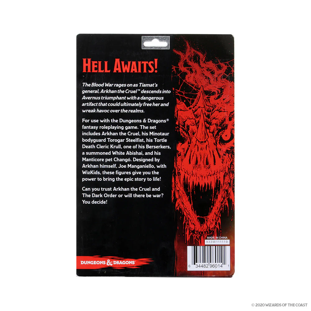 D&D Icons of the Realms Figure Pack: Descent into Avernus: Arkhan the Cruel and The Dark Order - Image 7