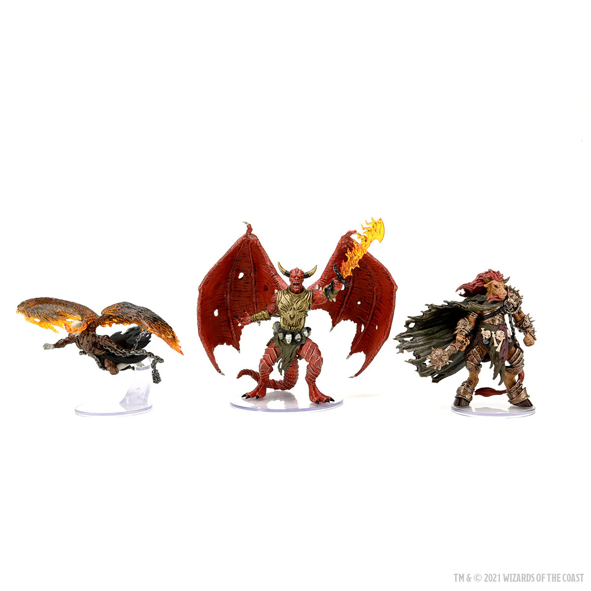 D&D Icons of the Realms Miniatures: Archdevils - Bael, Bel, and Zariel - Image 2