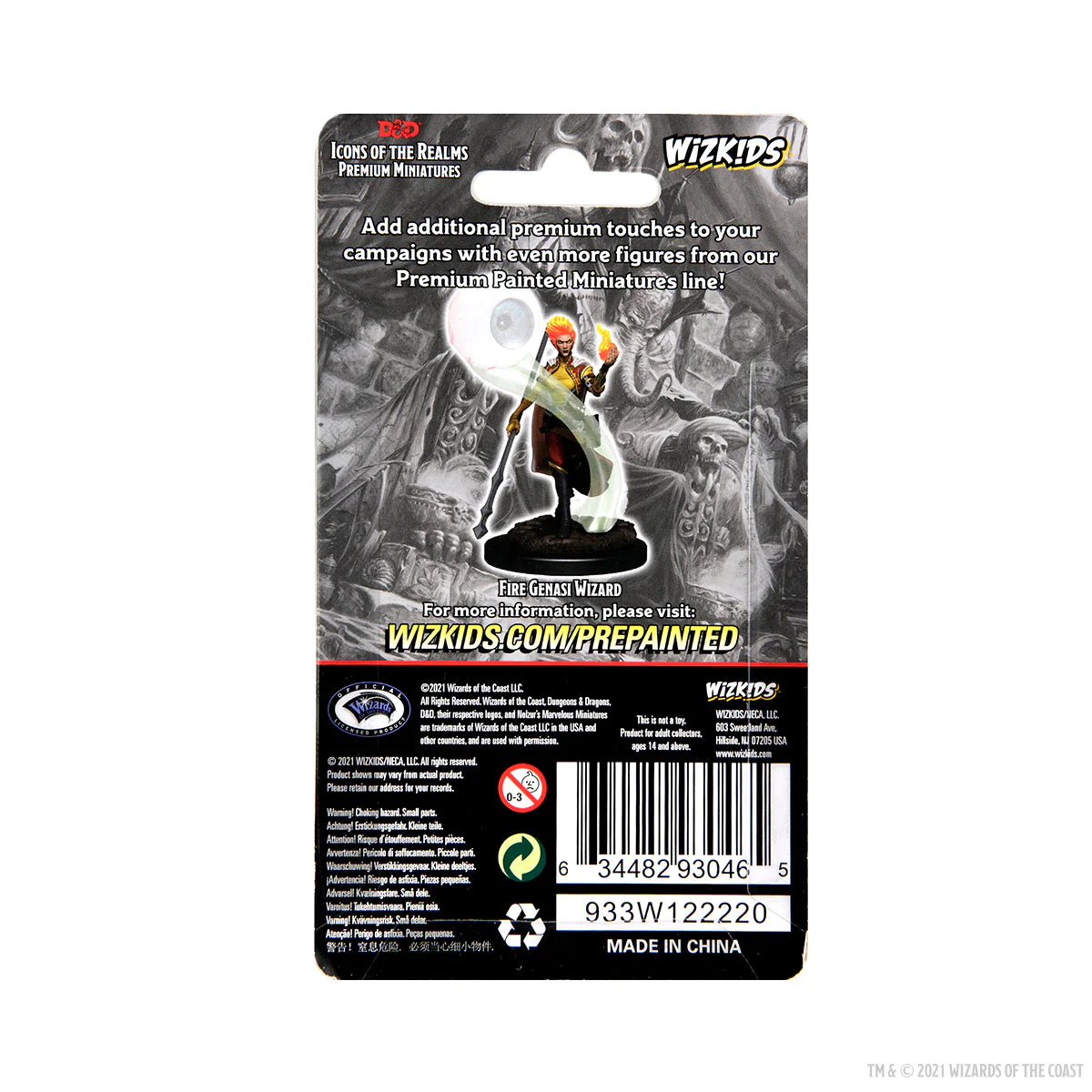 D&D Icons of the Realms Premium Figures: Fire Genasi Wizard Female - Image 2