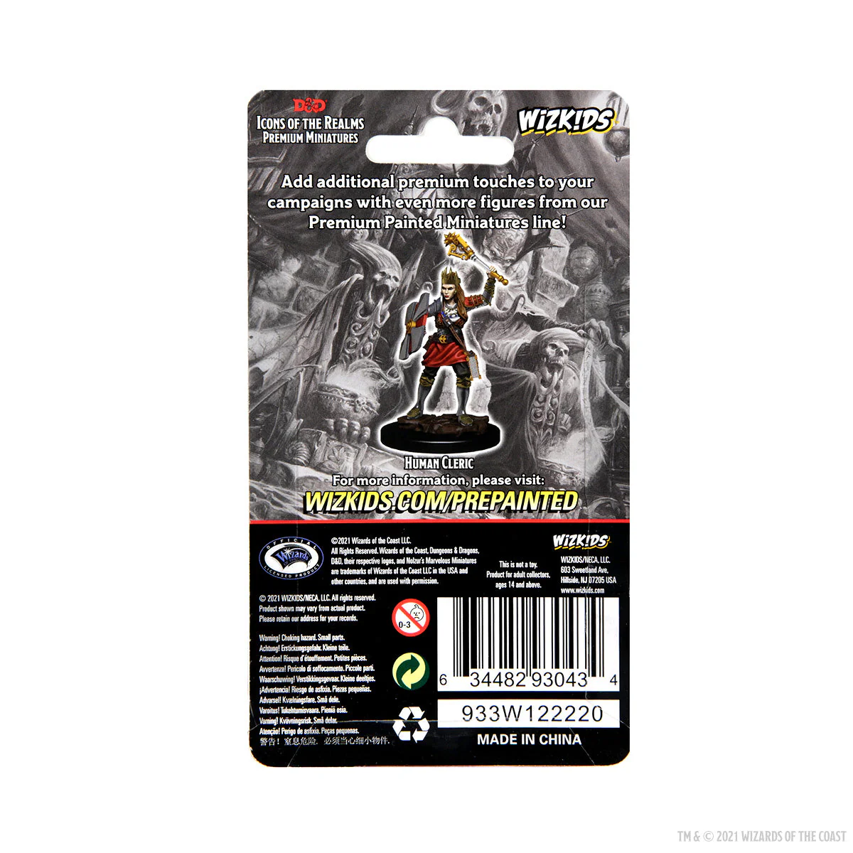 D&D Icons of the Realms Premium Figures: Human Cleric Female - Image 2