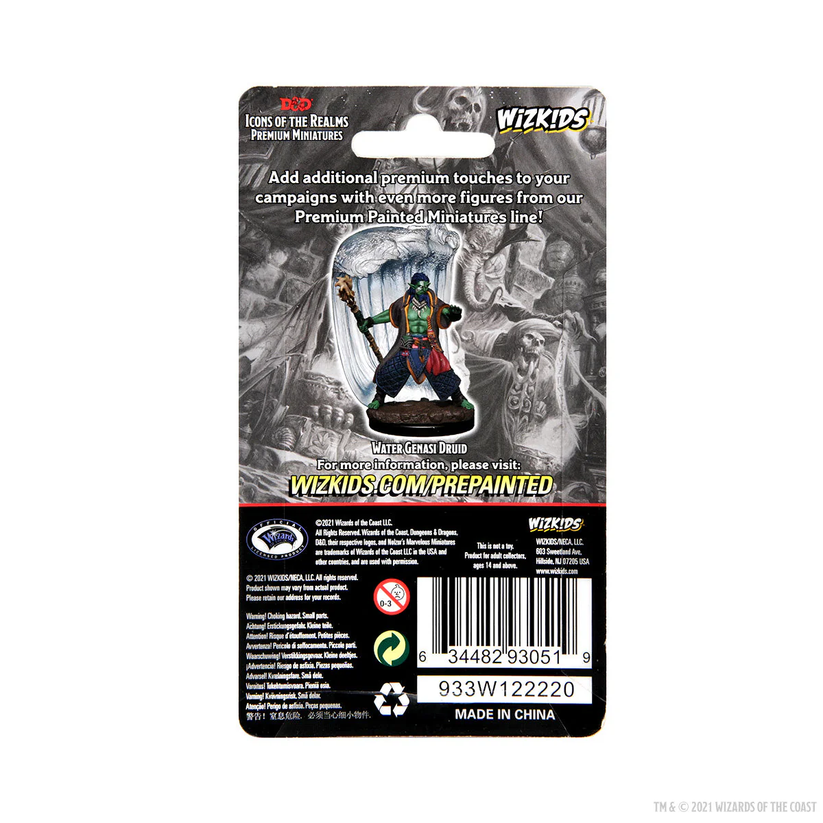 D&D Icons of the Realms Premium Figures: Water Genasi Druid Male - Image 2