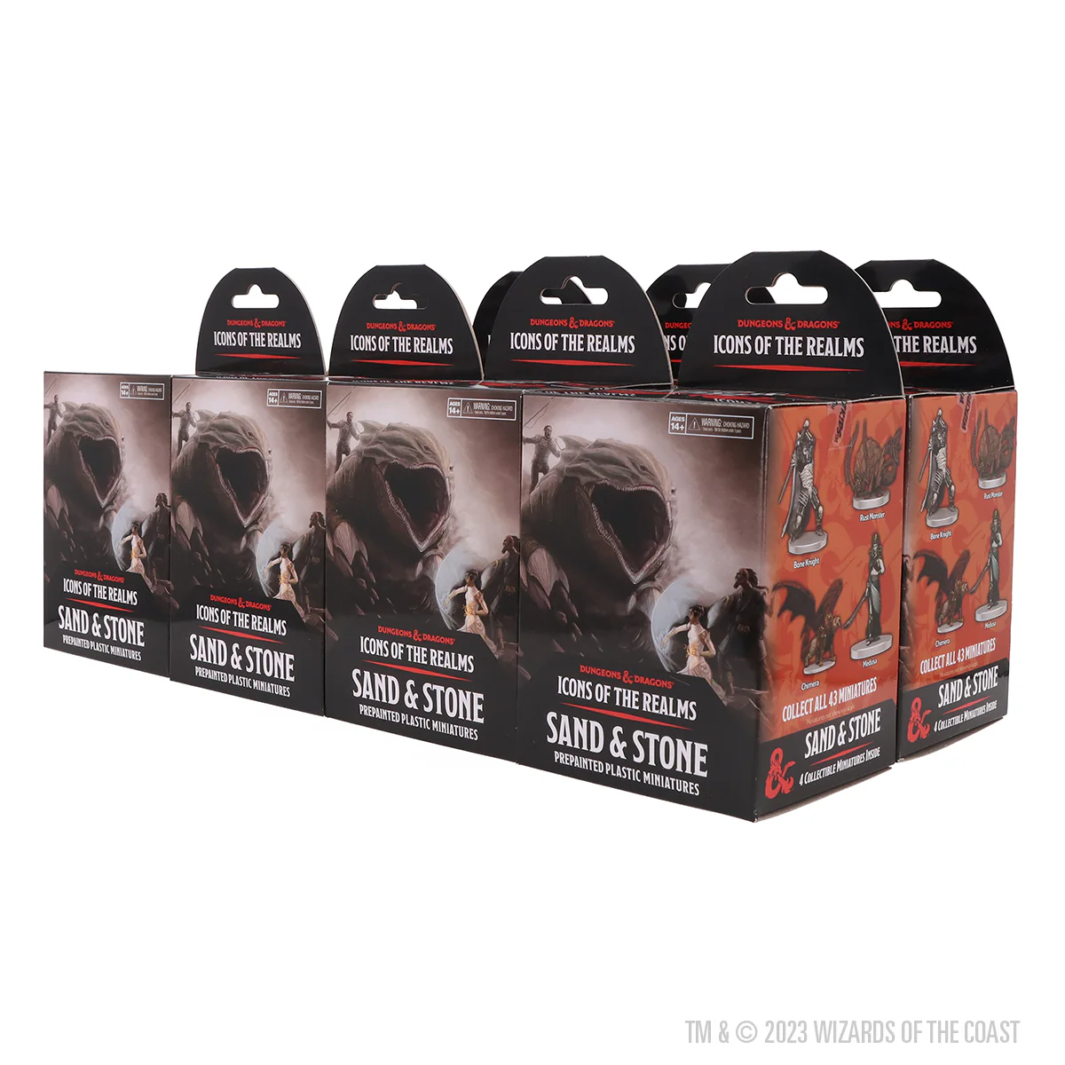 D&D Icons of the Realms: Sand & Stone - 8 ct. Booster Brick - Image 3