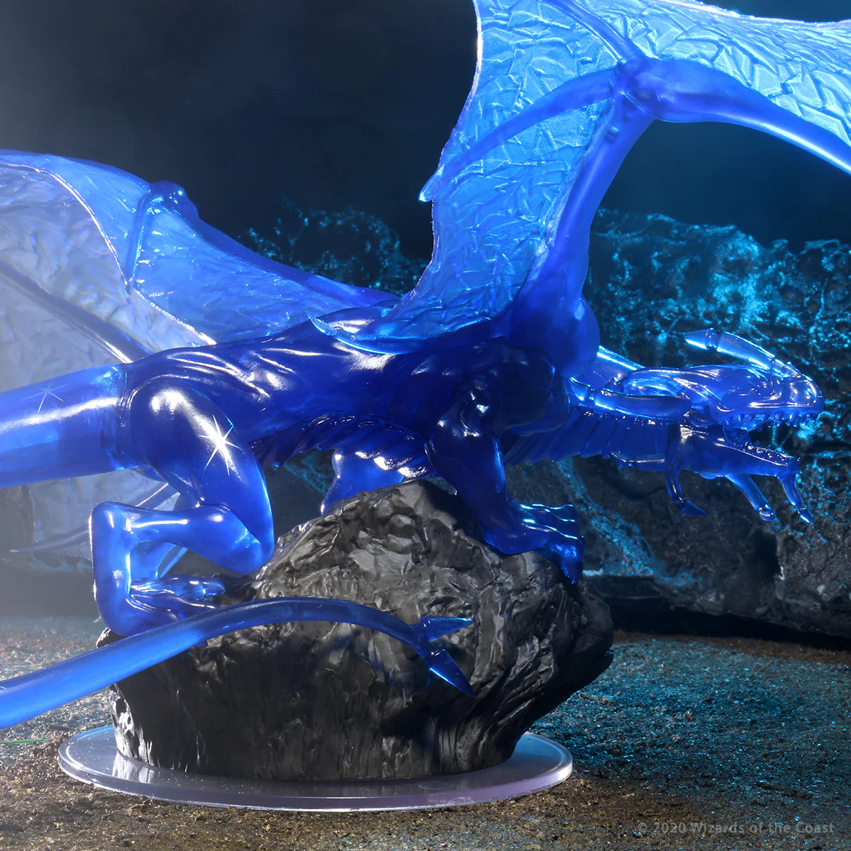 D&D Icons of the Realms Miniatures: Sapphire Dragon Premium Figure - Image 10