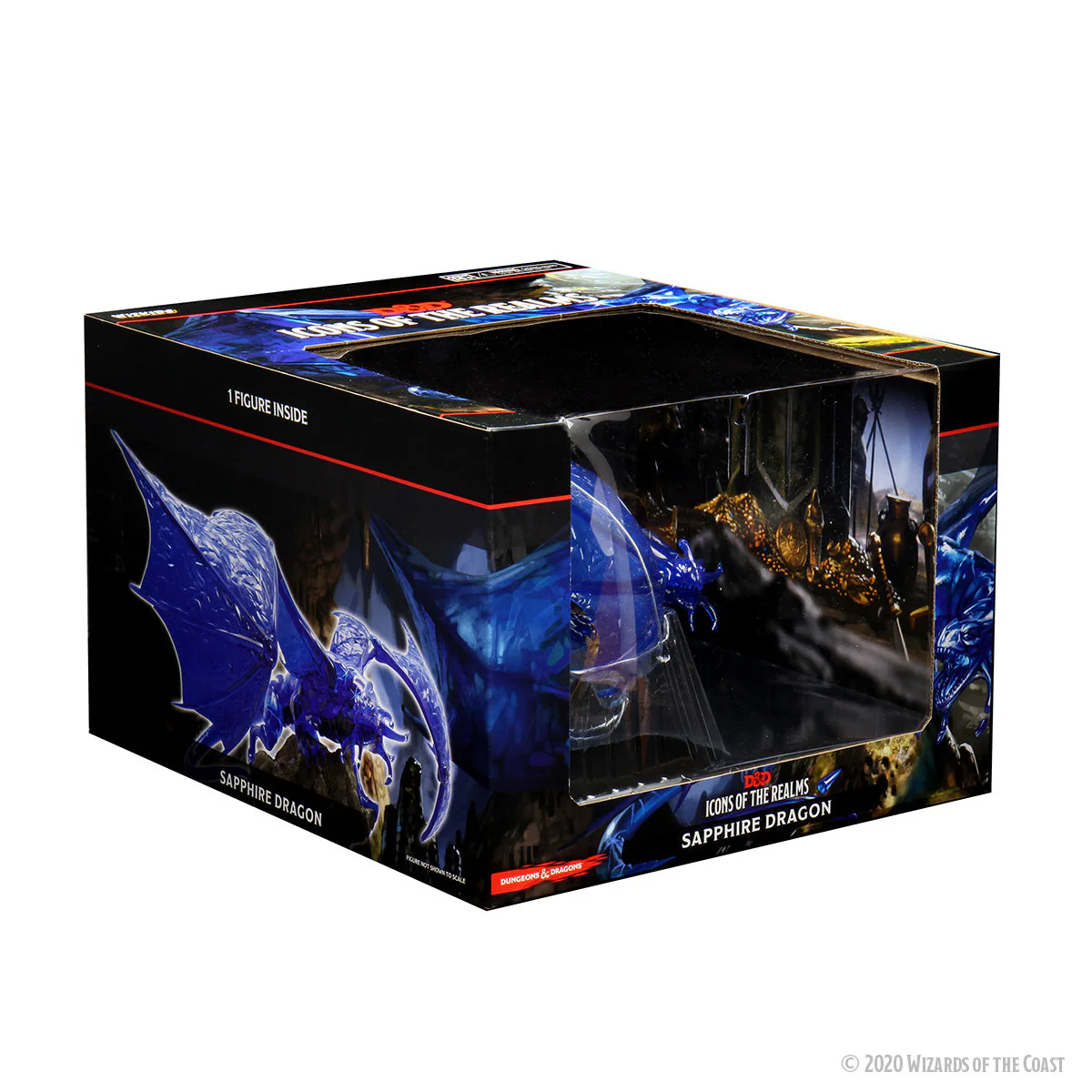 D&D Icons of the Realms Miniatures: Sapphire Dragon Premium Figure - Image 6