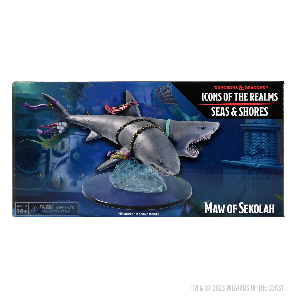 D&D Icons of the Realms: Seas & Shores - Maw of Sekolah Boxed Figure - Image 2