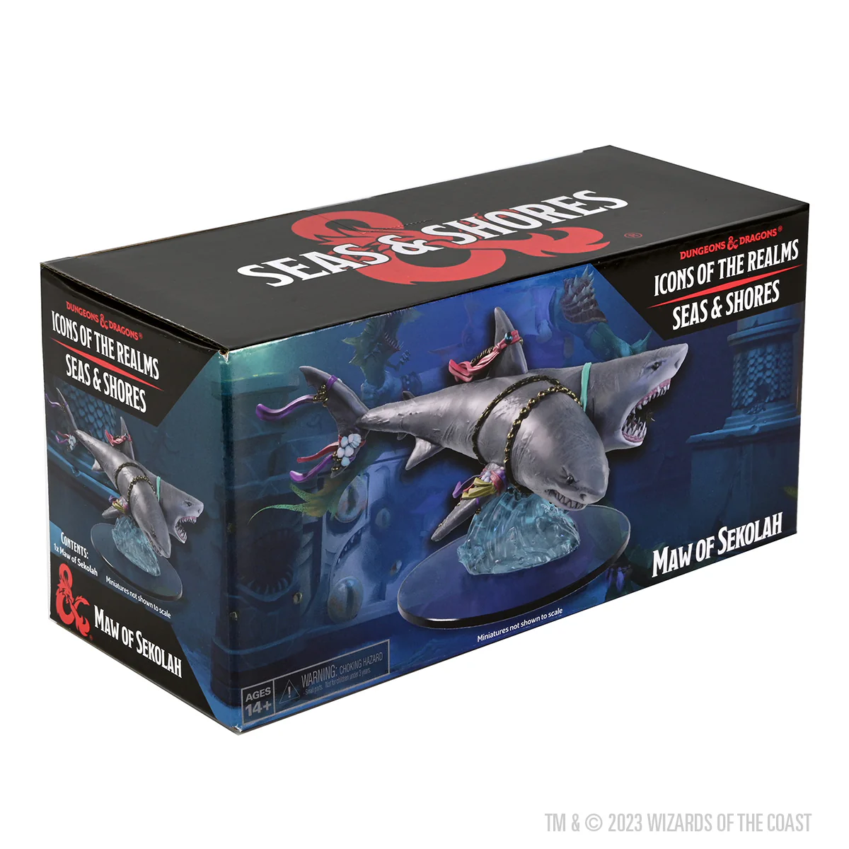 D&D Icons of the Realms: Seas & Shores - Maw of Sekolah Boxed Figure - Image 4