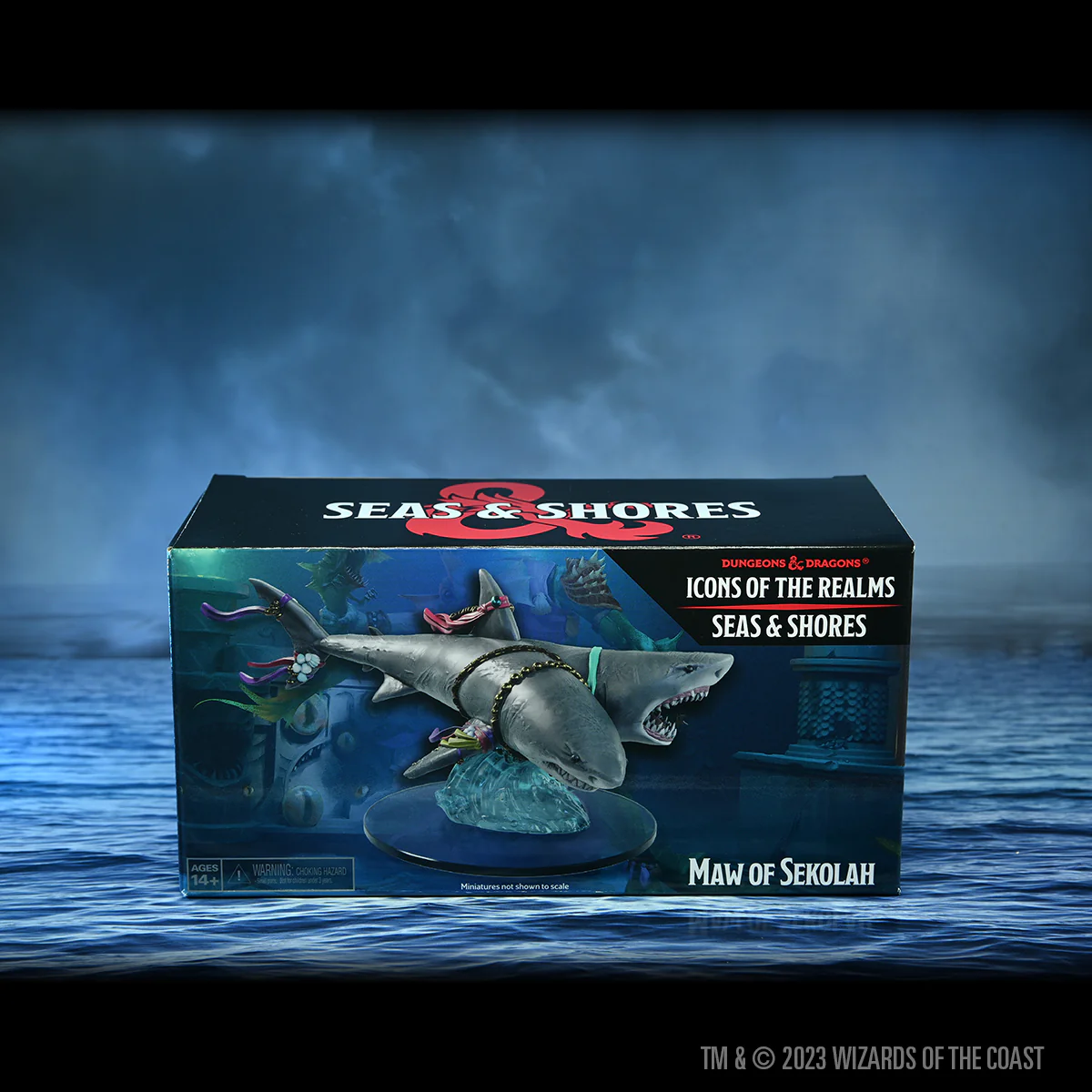 D&D Icons of the Realms: Seas & Shores - Maw of Sekolah Boxed Figure - Image 9