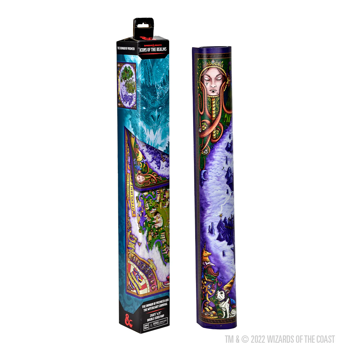 D&D Icons of the Realms: The Domain of Prismeer and The Witchlight Carnival Wall Map - Image 5