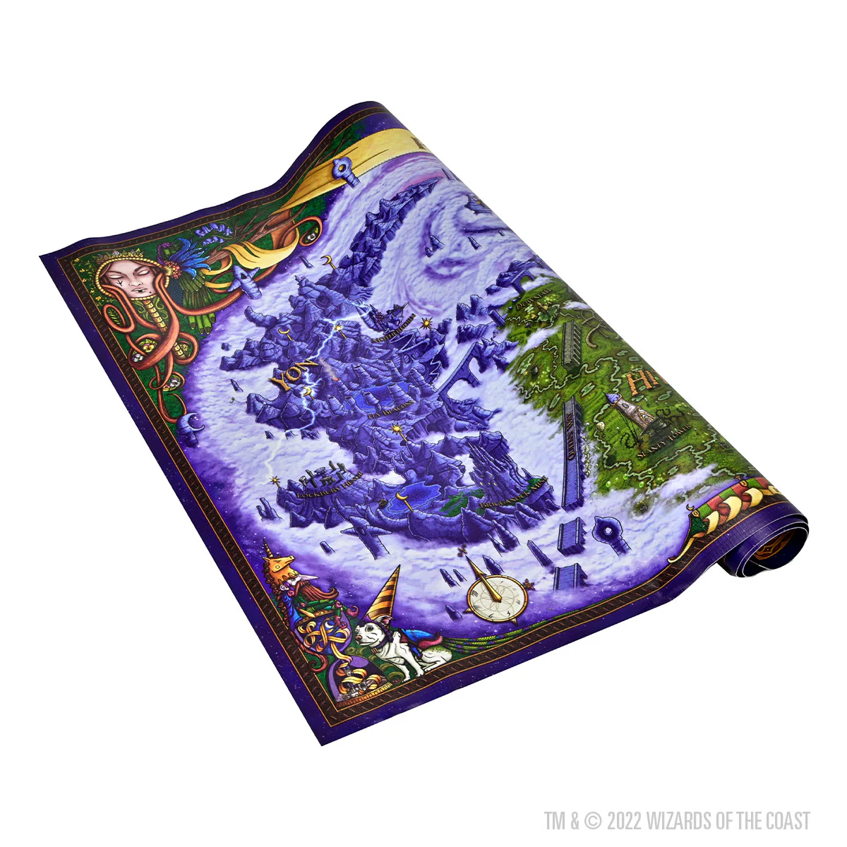 D&D Icons of the Realms: The Domain of Prismeer and The Witchlight Carnival Wall Map - Image 7