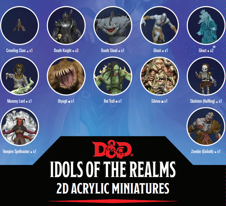 D&D Idols of the Realms: Boneyard - 2D Set 1 - Image 19