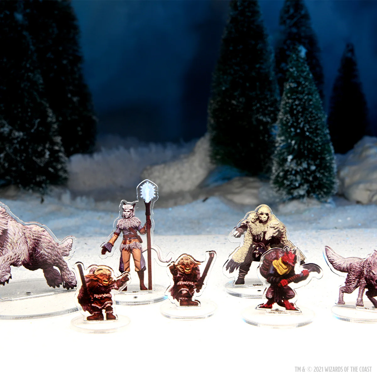 D&D Idols of the Realms: Icewind Dale Rime of the Frostmaiden - Frost Giant Skeleton - 2D Set - Image 5