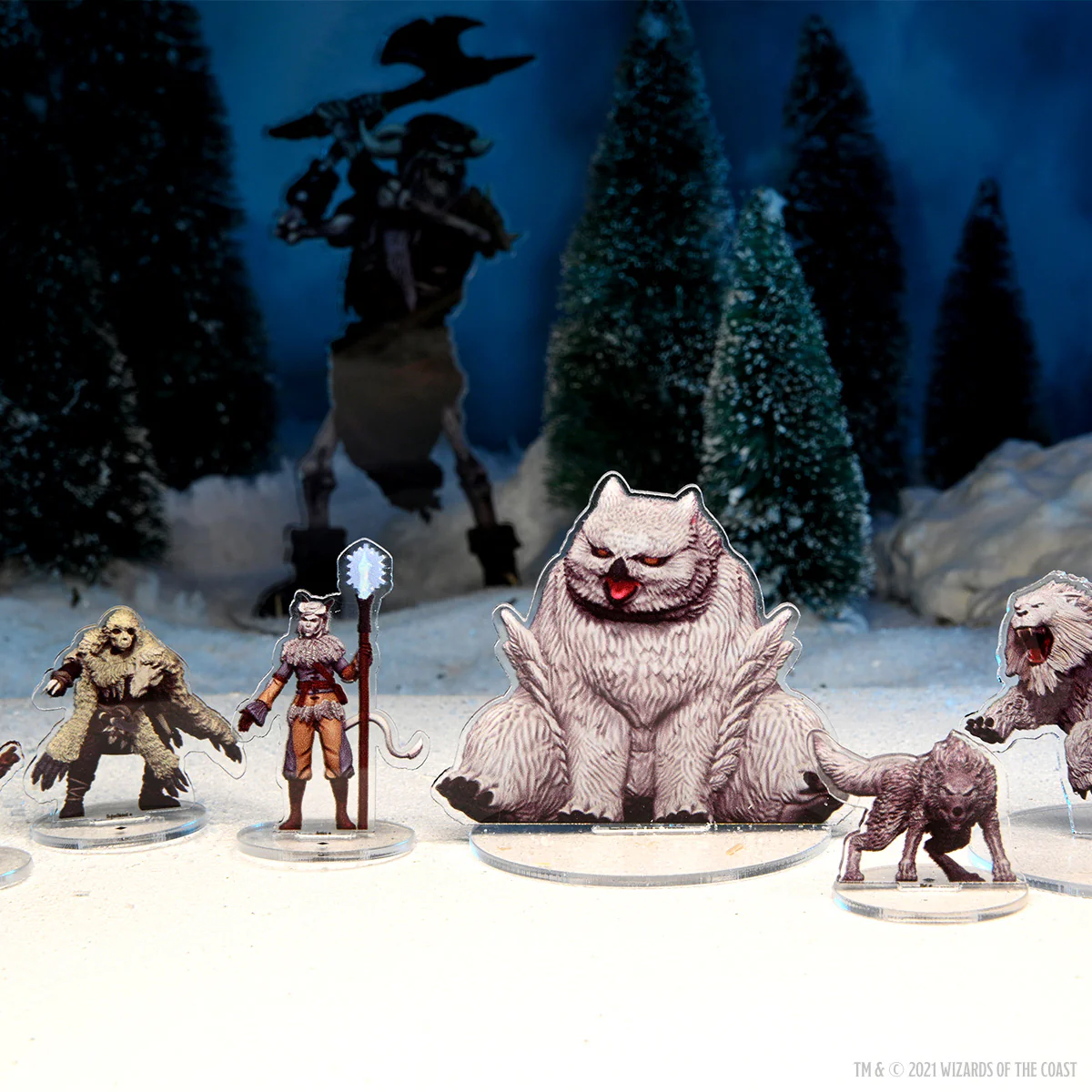 D&D Idols of the Realms: Icewind Dale Rime of the Frostmaiden - Frost Giant Skeleton - 2D Set - Image 6